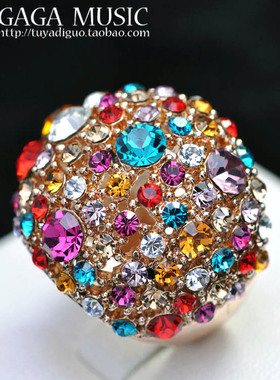 波西米亚风格鸡尾酒幻彩色水晶