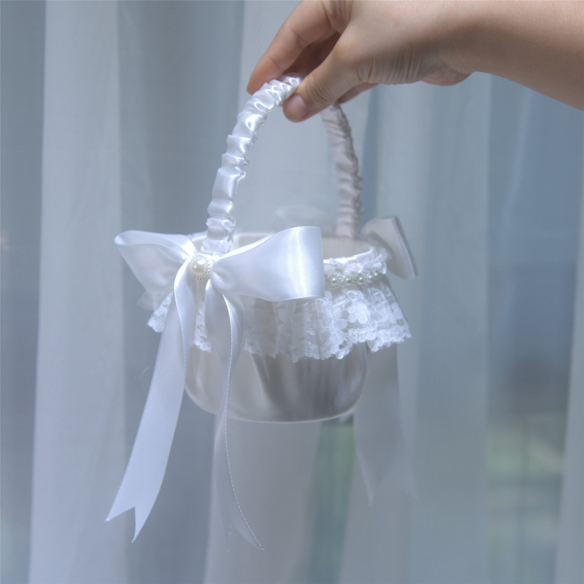 婚礼花童撒花送戒指小花篮装礼物送新娘闺蜜姐妹团伴手礼花篮,家居饰品,花篮,淘宝优惠券,粉丝福利购,淘宝优惠卷