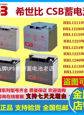 CSB原装蓄电池HRL1225W HRL12280W HRL1234W HRL12150W HRL12110W