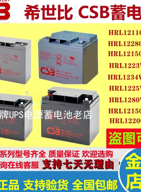 CSB原装蓄电池HRL1225W HRL12280W HRL1234W HRL12150W HRL12110W