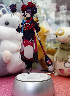 包邮 fateGO 葛饰北斋阿荣旅装水着全形态亚克力发光摆件立板牌绘