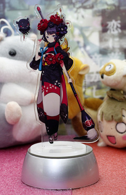 包邮 fateGO 葛饰北斋阿荣旅装水着全形态亚克力发光摆件立板牌绘