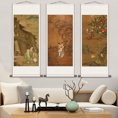 卷轴（画心宣纸喷绘更逼真）