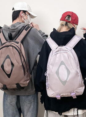 MSCHF韩国设计24春夏RHOMBUS MOUNTAIN反光菱形logo双肩背包