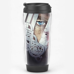 美剧迷礼品维京传奇Vikings周边纪念品咖啡杯随行杯水杯子
