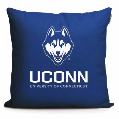 康涅狄格大学UConn纪念品周边定制美国名校沙发靠垫靠枕抱枕