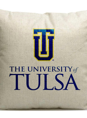 塔尔萨大学纪念品美国留学周边沙发靠枕抱枕University of Tulsa
