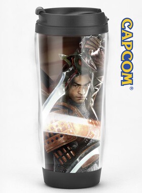 卡普空PS4游戏实物鬼武者Onimusha周边纪念品杯子