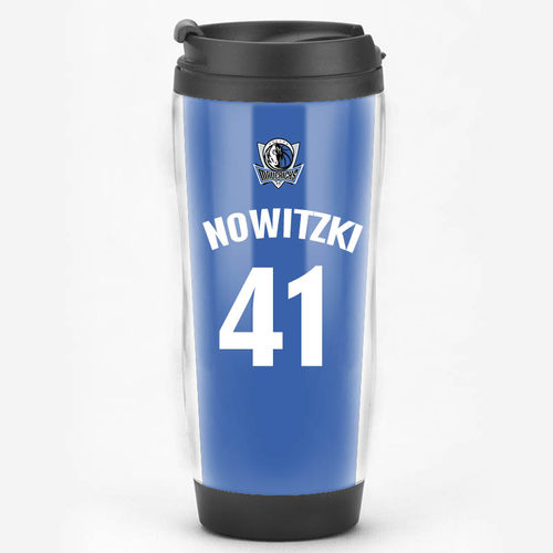 诺维茨基Dirk Nowitzki达拉斯小牛队41号周边球迷纪念品水杯子