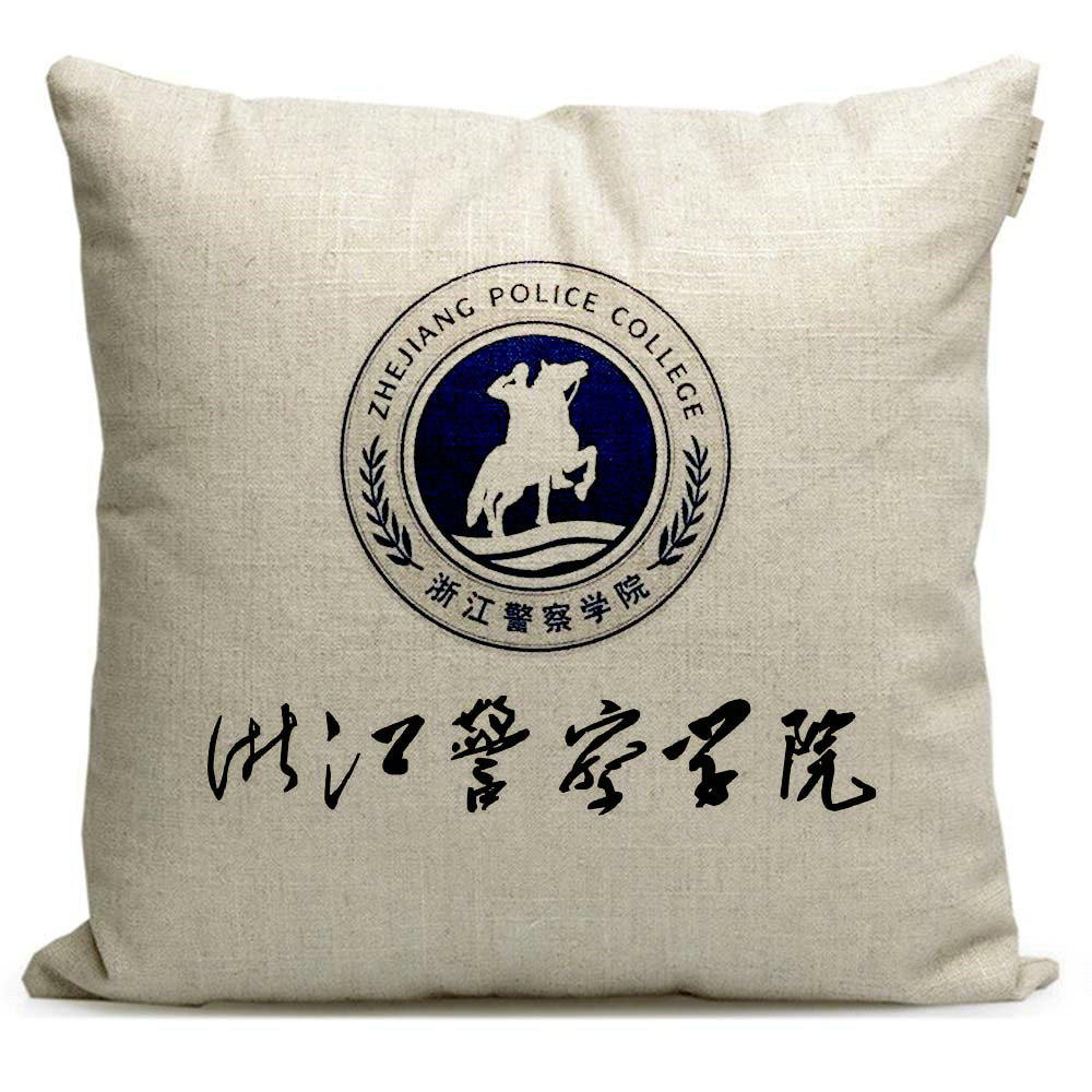 浙江警察学院周边警校毕业留念纪念品汽车靠枕沙发抱枕定制