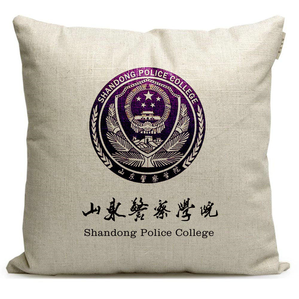 山东警察学院周边学校沙发抱枕靠垫定制警校毕业纪念品