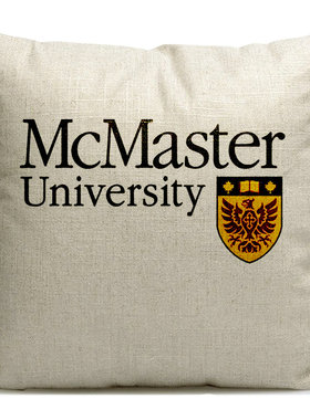 加拿大麦克马斯特大学麦马周边McMaster University纪念品抱枕