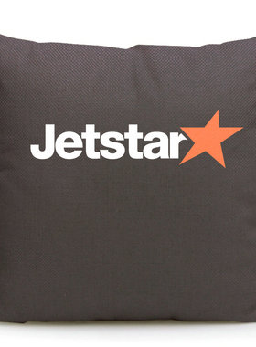 捷星航空Jetstar Airways纪念品马航沙发抱枕定制旅游礼品枕头