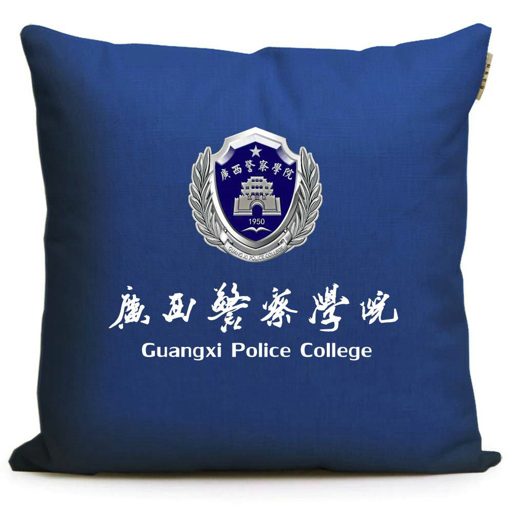 广西警察学院沙发抱枕定制警校毕业留念周边纪念品汽车靠枕