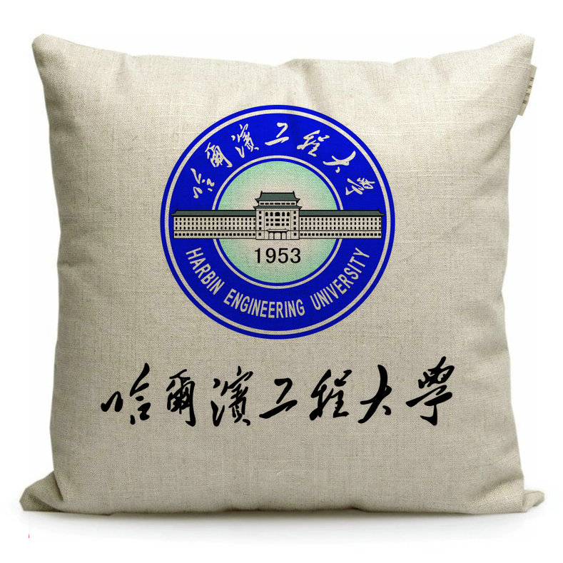 哈尔滨工程大学纪念品抱枕