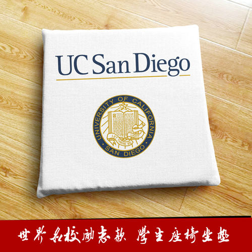 加州大学圣迭戈分校UCSD周边学生电脑椅座椅垫子海绵软坐垫座垫