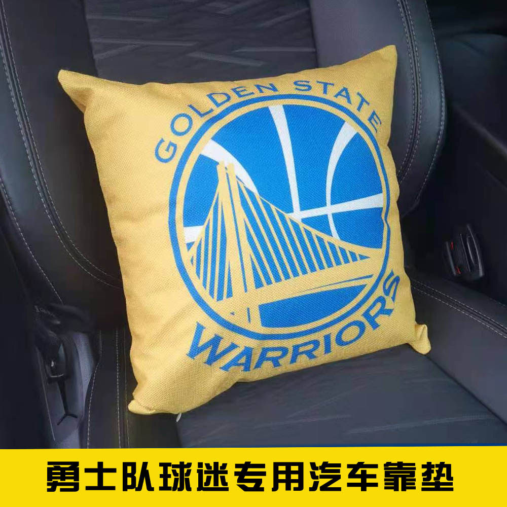定制NBA金州勇士队球迷抱枕偶像库里萌神周边沙发靠垫生日礼物