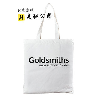 英国金史密斯学院诺丁汉特伦特大学周边纪念品帆布包购物布袋子