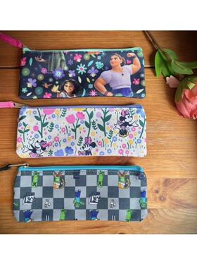 68包邮｜出口欧美外贸小巧便捷随身笔袋米奇米妮我的世界海洋奇缘