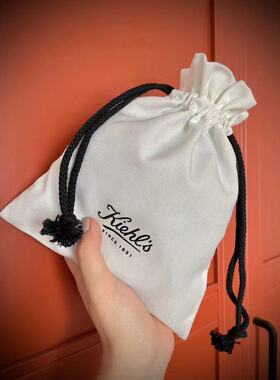 68包邮｜出口外贸简洁大气经典黑色白色束口袋抽绳袋收纳袋