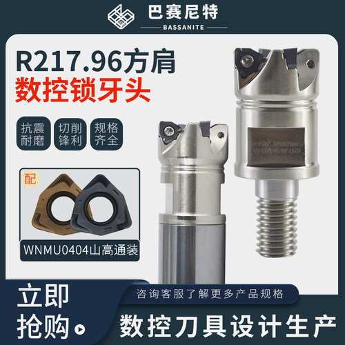 R217.96方肩90°锁牙头WNMU刀片