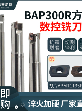 90°方肩铣刀杆CNC刀杆 加硬抗震BAP300R 直接10~30  长度100~210
