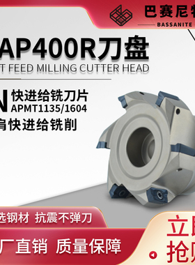 90度BAP300R/400R数控刀盘 CNC加工中心开粗/直角1135/1604铣刀盘