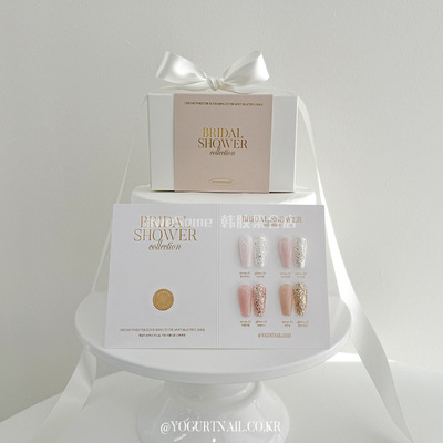 [Yogurt Nail] Bridal Shower韩国ins美肤裸透色闪粉亮片指甲油胶