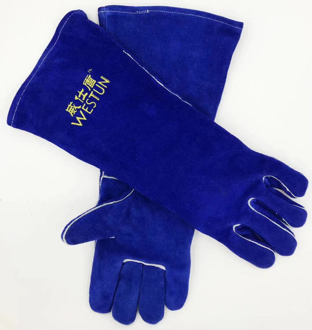 正品威仕盾 45公分防火线配置双层焊工手套