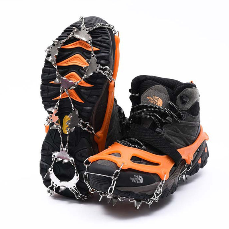 户外24齿冰爪防滑鞋套登山雪爪冬季鞋钉雪地徒步专业装备防滑鞋链,户外/登山/野营/旅行用品,冰爪,淘宝优惠券,粉丝福利购,淘宝优惠卷