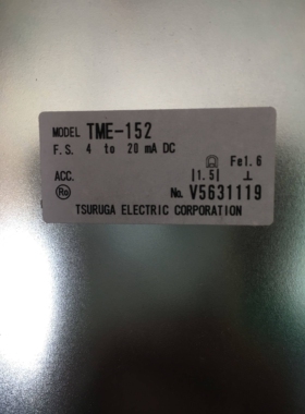 TSURUGA TME-152 MITSUBISHI PRESSURE INDICATOR 0-2.5MPa 4-20