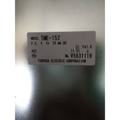 TSURUGA TME-152 MITSUBISHI PRESSURE INDICATOR 0-2.5MPa 4-20