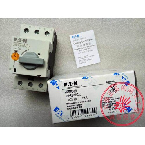 原装伊顿PKZMC-2.5穆勒电动机保护断路器XTPR2P5BC1C马达保护开关