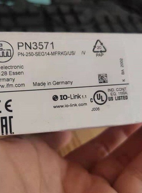 德国原装IFM压力传感器PN3571