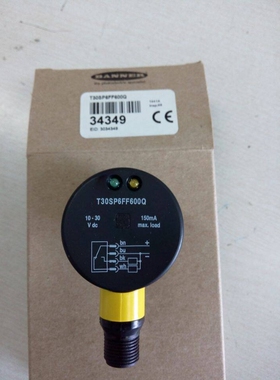全新正品BANNER 光电开关 T30SP6FF600Q