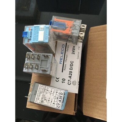RELECO S7-C/M宜科继电器底座C7/R7-T21X A20DX T21DX A20FX A20D