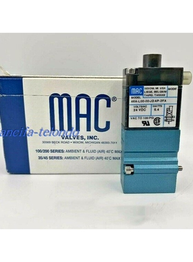 MAC电磁阀46A-L00-00-JDAP-2FA期货预定，原装进口