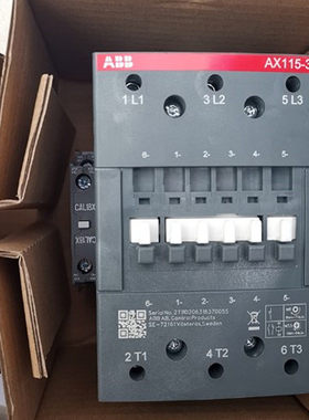 现货全新  ABB  交流接触器  AX115-30-11     接触器     电压齐