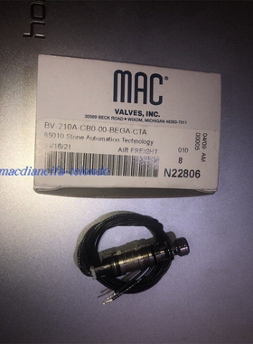 美国MAC  BV子弹阀电磁阀 BV210A-CB0-00-BEGA-CTA 原装正品