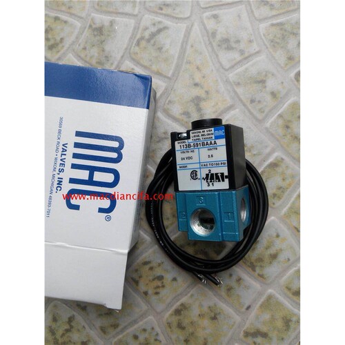 MAC电磁阀113B-591BAAA 24VDC 2.5W
