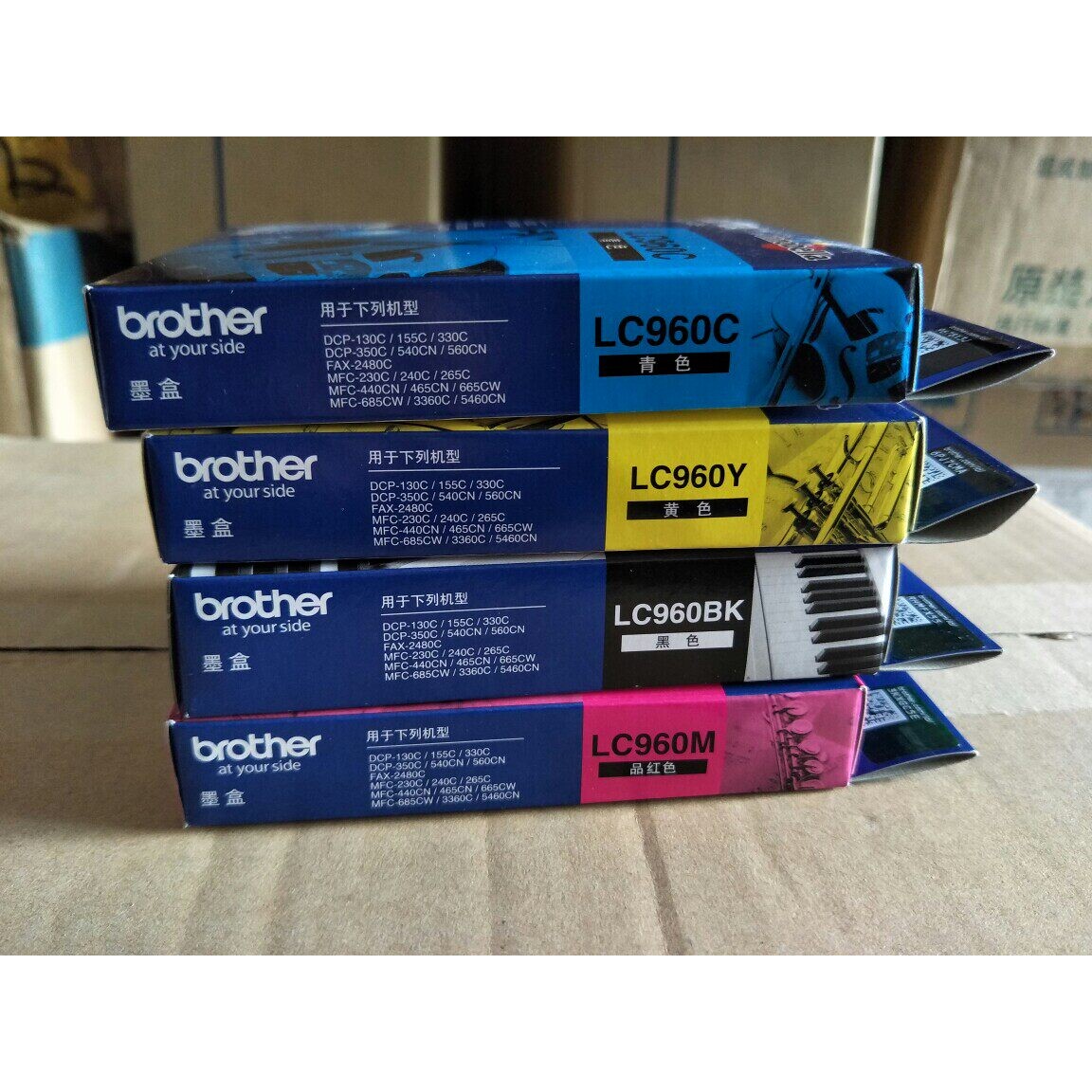 原装兄弟960墨盒 MFC-3360C/685CW/5460CN FAX-2480C LC960BK墨盒