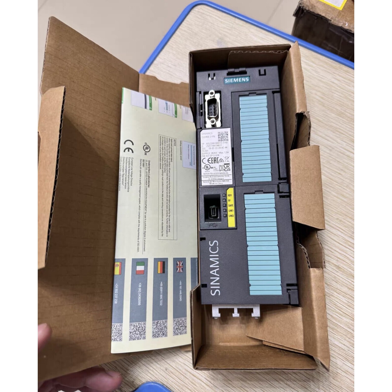 西门子6SL3244-0BB12-1FA0西门子G120变频器控制单元