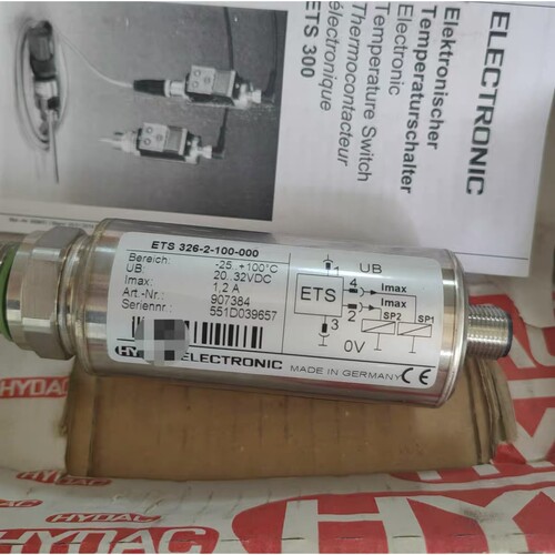 HYDAC传感器ETS326-2-100-00订货号：907384