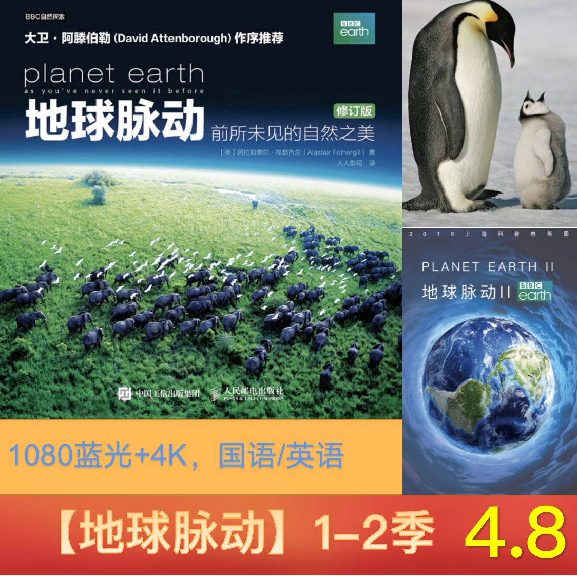 bbc地球脉动纪录片1-2集全集普通话英语双版本1080p高清学生网盘