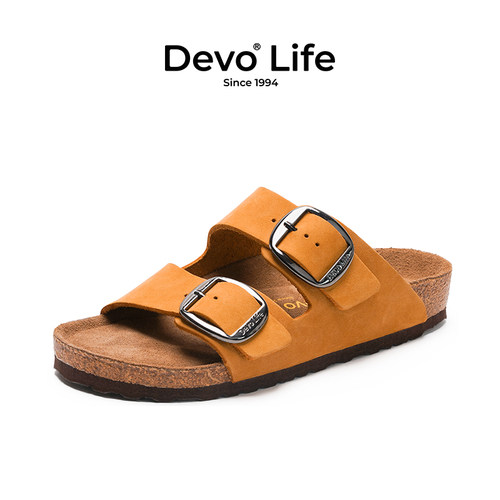 简约复古女鞋Devo/的沃