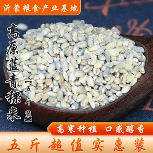 麦裸大麦杂粮2500g装 青藏高原蓝青稞米高原青稞麦仁蓝元 5斤装