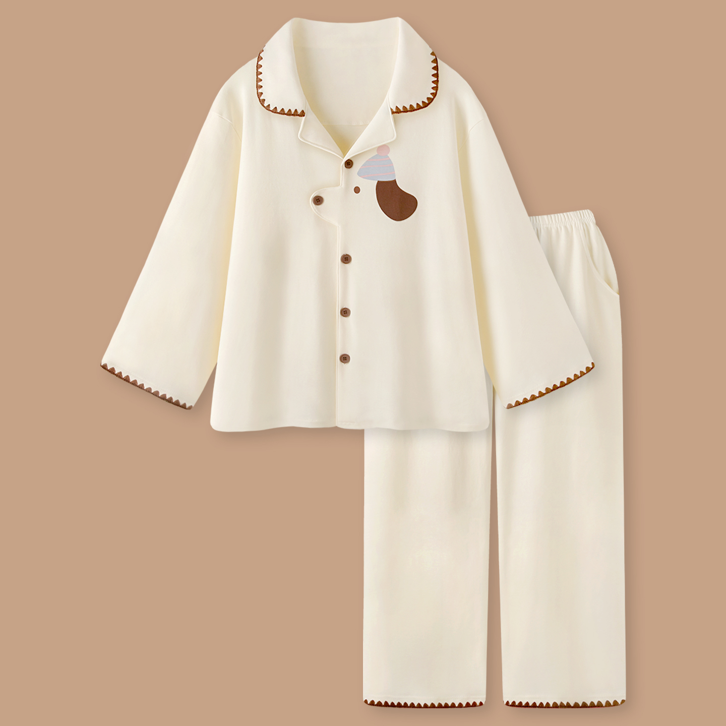 【100%全棉】卡通睡衣男款春秋冬