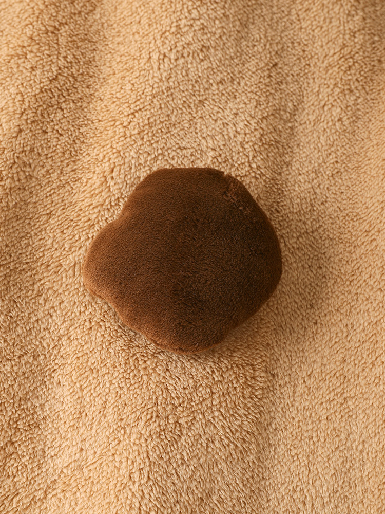 MAILLARD STYLE THICKENED CORAL VELVET PAJAMAS WOMENS AUTUMN AND WINTER WARM CARTOON BEAR BEARS ARE LOOSE AND CAN BE WORN OUTSIDE IN NIGHTGOWNS