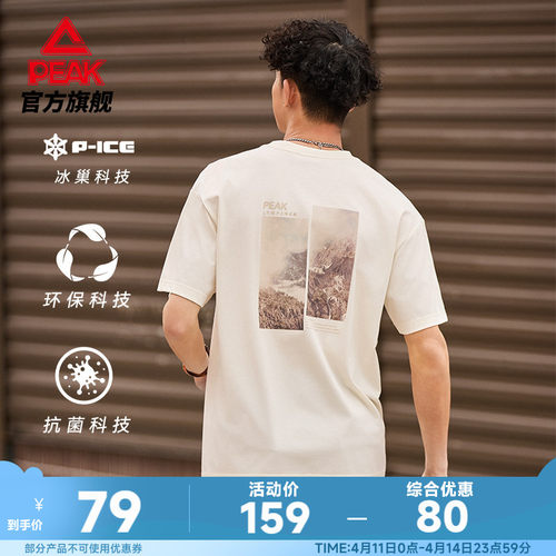 冰丝短袖T恤抗菌宽松透气