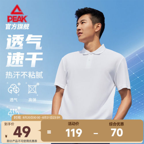 夏季透气翻领POLO短袖T恤
